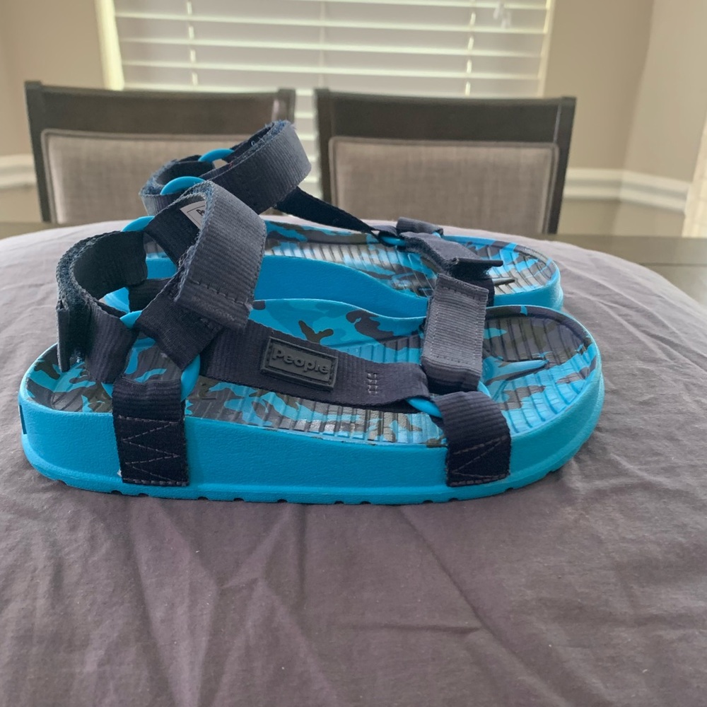 People Lenny Trail Sandal Water Friendly - Little Kids Size C12 Mariner Blue